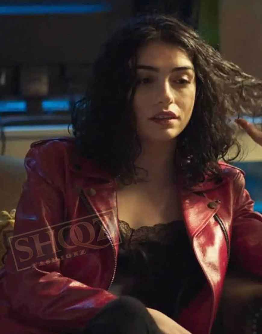 The Protector Hazar Erguclu Red Leather Jacket